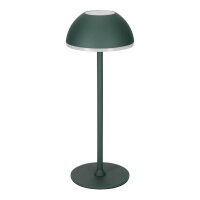 JENS Living LED Tischleuchte Metall – Akku-Tischlampe dimmbar, USB-C aufladbar, 3 Lichtmodi (Warm/Weiß), kabellose Nachttischlampe, 28,5cm