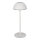 JENS Living LED Tischleuchte Metall – Akku-Tischlampe dimmbar, USB-C aufladbar, 3 Lichtmodi (Warm/Weiß), kabellose Nachttischlampe, 28,5cm