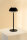 JENS Living LED Tischleuchte Metall – Akku-Tischlampe dimmbar, USB-C aufladbar, 3 Lichtmodi (Warm/Weiß), kabellose Nachttischlampe, 28,5cm