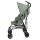 Grüner Kinderwagen mit verstellbarem Sonnendach und klappbarem Gestell