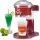 BEPER P102GEL100 Elektrischer Eiscrusher 30W – Eismaschine für Slush Ice, Granita & Cocktails – Edelstahlklingen & Sicherheitsverschluss – Rot