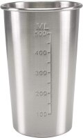BEPER BP.690 Elektrischer Milchshaker 100W – Drink Mixer mit 500ml Edelstahlbecher – Shaker für Milchshakes, Cocktails & Frappés – Rot