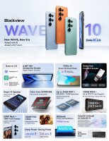 Blackview Wave 10 Smartphone, 32GB RAM + 128GB ROM, 6,88" 120Hz Display, Android 16, 32MP Kamera, 5000mAh Akku, Ohne Vertrag & Dual-SIM