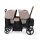 BabyTrold Adventure Bollerwagen für Kinder 2-Sitzer faltbar mit XXL-Verdeck