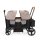 BabyTrold Adventure Bollerwagen für Kinder 2-Sitzer faltbar mit XXL-Verdeck