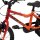 Kinderfahrrad in leuchtendem Orange mit stabilen Reifen und Pedalen