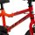 Rotes Kinderfahrrad mit markantem Rahmen und sportlichem Design