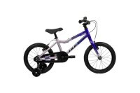Kinderfahrrad in Lila und Schwarz mit...