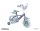 Kinderfahrrad in Lila und Türkis mit Disney Frozen Motiven