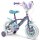 Kinderfahrrad in Lila mit Frozen-Motiv und Stützrädern