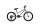 Kinderfahrrad in Silber mit schwarzem Sattel und Reifen