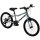 Kinderfahrrad mit 20-Zoll-Rädern in Blau und Silber, sportliches Design