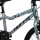 Blaues Fahrrad mit markantem Rahmen und sportlichem Design