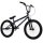 BMX-Fahrrad in Dunkelblau mit breiten Reifen und gepolstertem Sattel