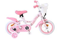 Rosa Kinderfahrrad mit Hello Kitty-Motiv und...