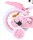Rosa Kinderfahrrad mit Hello Kitty Design und weißen Reifen