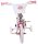 Rosa Kinderfahrrad mit Hello Kitty Korb und Stützrädern