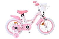 Rosa Kinderfahrrad mit Hello Kitty Motiven und...