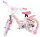 Kinderfahrrad in Rosa mit Hello Kitty Design und Korb vorne