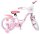 Volare Hello Kitty Kinderfahrrad Mädchen 16 Zoll Rosa mit Korb und Stützrädern