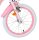 Rosa Fahrradsattel mit Hello Kitty Motiv und Schleife
