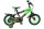Kinderfahrrad in Grün mit schwarzen und gelben Designelementen