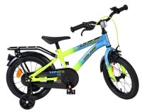 Kinderfahrrad in Blau und Grün mit...