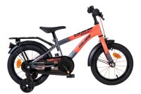 Kinderfahrrad in Schwarz und Orange mit...