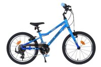 Blaues Kinderfahrrad mit 20-Zoll-Rädern und...