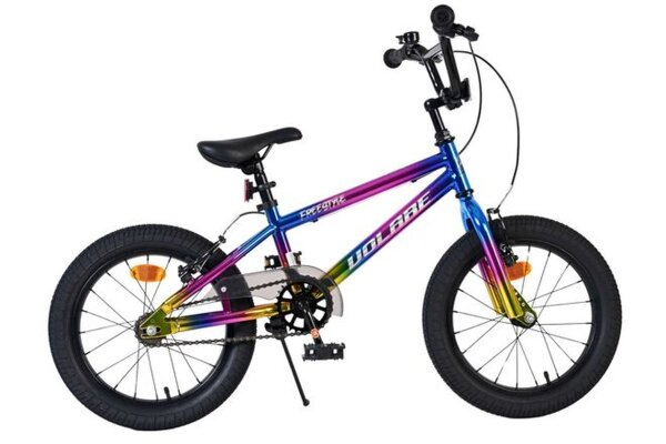 Buntes Kinderfahrrad mit 16-Zoll-Rädern und stabiler Rahmenkonstruktion