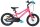 Rosa Kinderfahrrad mit blauen Akzenten und 16-Zoll-Rädern