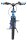 Blaues Mountainbike mit breiten Reifen und sportlichem Lenkerdesign