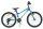 Blaues Kinderfahrrad mit grünen Akzenten und 20-Zoll-Rädern