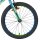 Bunte Fahrradfelge mit grün-blauem Farbverlauf und schwarzem Reifen