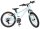 Mountainbike in Mintgrün mit 20-Zoll-Rädern und schwarzem Sattel