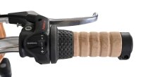 Schaltgriff mit Holzgriff und Shimano Nexus Schaltungssystem
