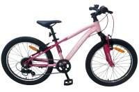 Rosa Kinderfahrrad mit 20-Zoll-Rädern und...