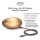JENS Living Smarter LED-Stein aus Echtglas, wiederaufladbar via USB-C, 3 Helligkeitsstufen, Touch-Bedienung & Timerfunktion, kabelloses Stimmungslicht