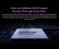 Blackview Tab 60 Prozessor – Octa-Core AllWinner A523 Chip für starkes Multitasking und hohe Leistung