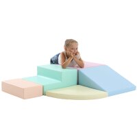 Bunte Schaumstoffspielmodule für Kinder zum Klettern und Spielen