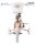 Kinderfahrrad in Pink mit weißem Korb und Stützrädern