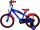Blaues Kinderfahrrad mit roten Akzenten und stabilen Reifen