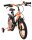 Kinderfahrrad in Orange mit Stützrädern und sportlichem Design