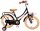 Schwarzes Kinderfahrrad mit pinken Akzenten und stabilen Reifen