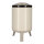 JENS Living Saftspender Set mit 4 Bechern & Ständer | 4L Getränkespender für Party, Garten & Buffet | Robuste Glaskaraffe / Wasserspender