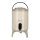 JENS Living Saftspender Set mit 4 Bechern & Ständer | 4L Getränkespender für Party, Garten & Buffet | Robuste Glaskaraffe / Wasserspender