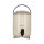 JENS Living Saftspender Set mit 4 Bechern & Ständer | 4L Getränkespender für Party, Garten & Buffet | Robuste Glaskaraffe / Wasserspender