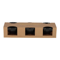 JENS Living Servierset mit Muschelschalen – Edles Snack- & Dip-Set aus Akazienholz & Keramik, ideal zum Anrichten & Verschenken