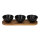 JENS Living Servierset mit Muschelschalen – Edles Snack- & Dip-Set aus Akazienholz & Keramik, ideal zum Anrichten & Verschenken