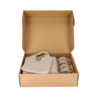 JENS Living Geschenkset „Kuschelzeit“ – Kuscheldecke, Wärmflasche & 2 Tassen – Edle Geschenkbox für Frauen & Männer, Winter Wellness Set für gemütliche Momente
